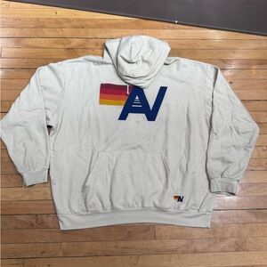 Aviator Nation Logo Sweatshirt GUC XXL Ivory